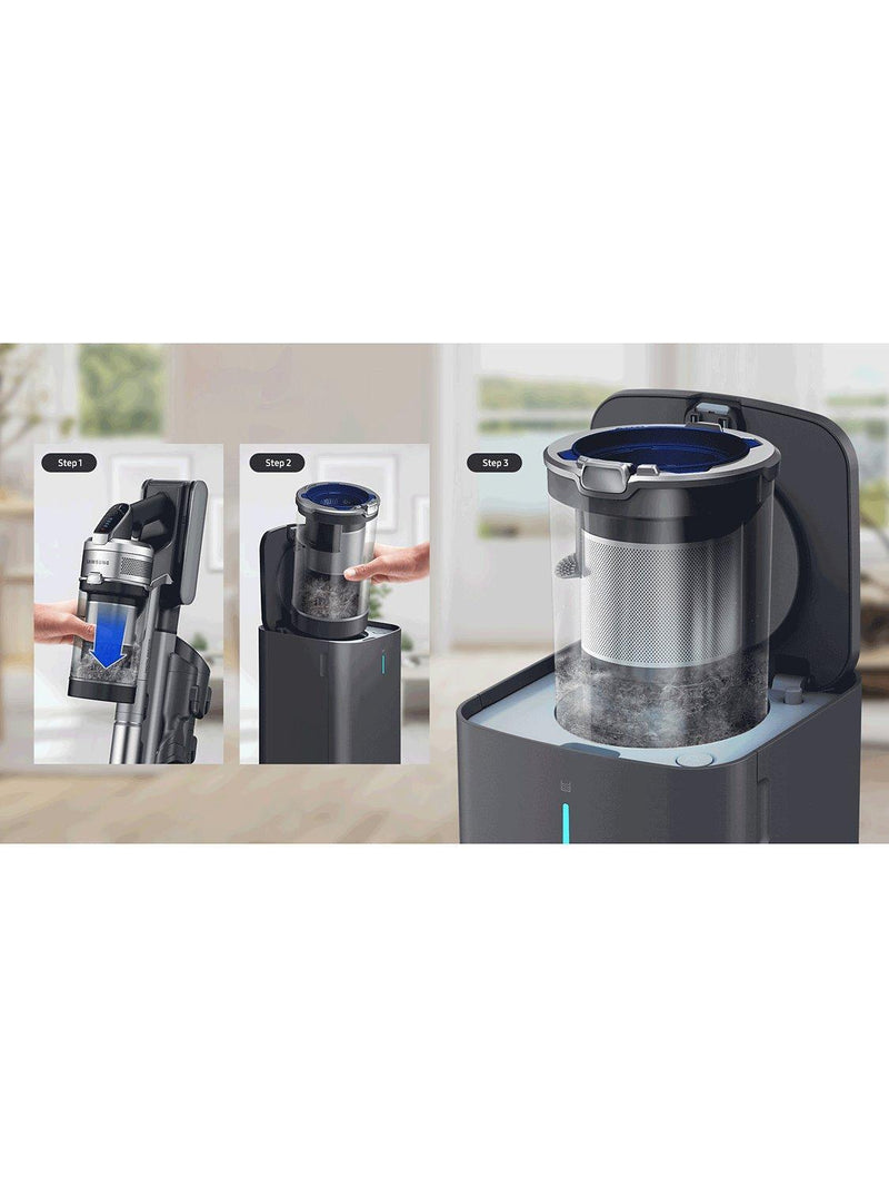 Samsung Clean Station multi-layered filtration vacuum silver, UK version