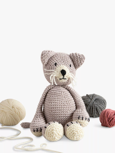 John Lewis Wool Couture Chloe Cat Knitting Kit DIY Knitting Project Kit- Buy online at McGrocer