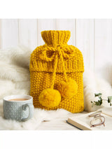 John Lewis Wool Couture Hot Water Bottle Knitting Kit, Mustard- Buy online at McGrocer