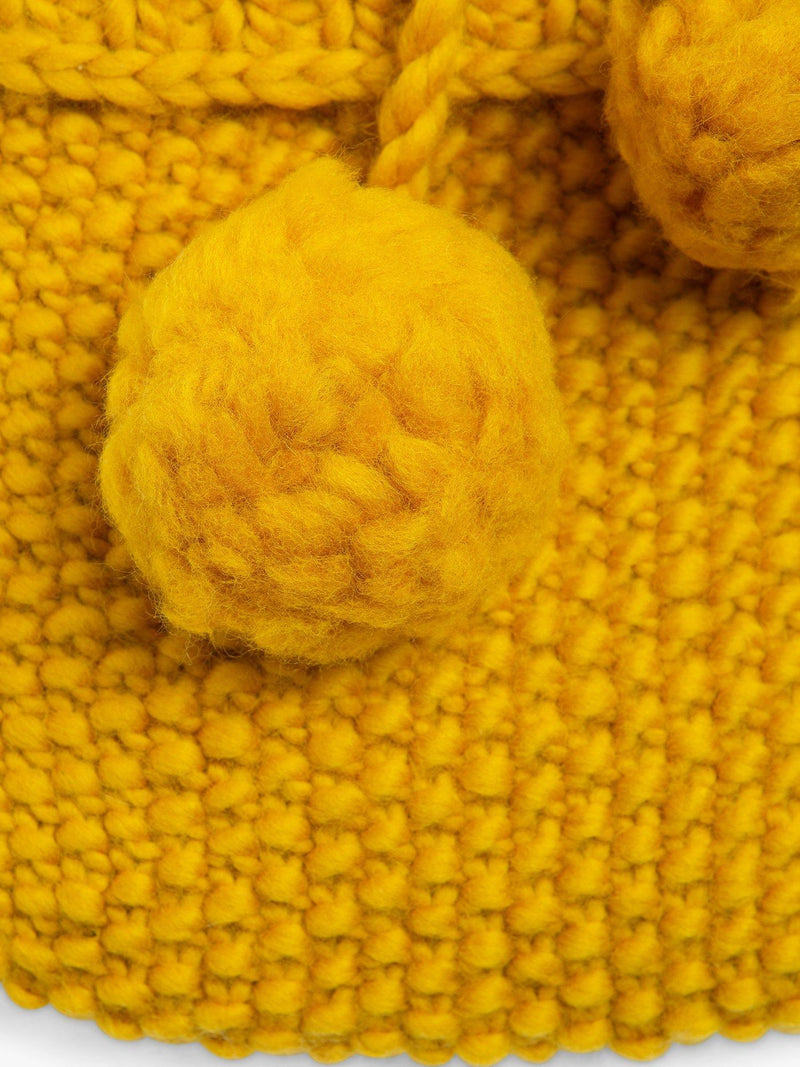Wool Couture hot water bottle knitting kit Mustard, UK version
