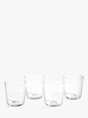 Clear Tumbler Glass, 350ml, Set of 4