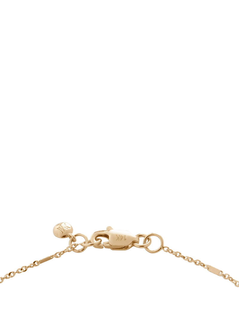 Monica Vinader shimmer chain necklace 14ct gold - British product