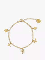 John Lewis Alex Monroe Garden Gathering Charm Bracelet, Gold- Buy online at McGrocer
