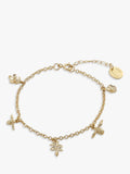 Alex Monroe garden gathering charm bracelet 22ct gold, UK version