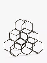 John Lewis John Lewis Honeycomb Metal Wine Rack 6 Bottle- Buy online at McGrocer