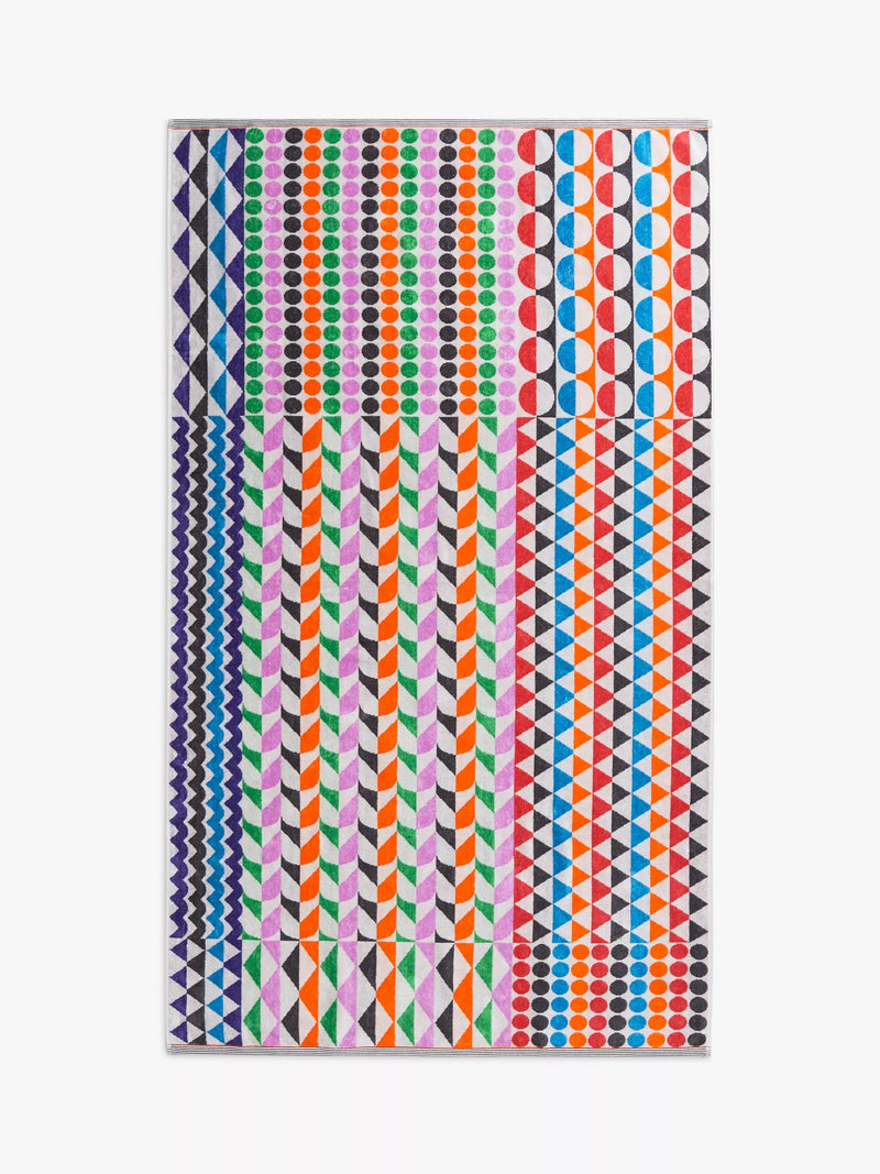 Margo Selby Quex Beach Towel Multi, imported from the UK