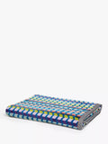 Margo Selby blue multi-colour geometric beach towel, imported from the UK