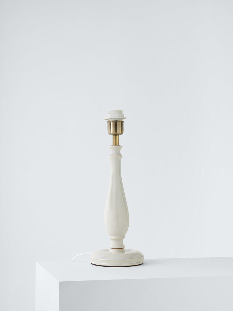 John Lewis Crackle Ceramic Table Lamp Base 38.5cm, imported from the UK
