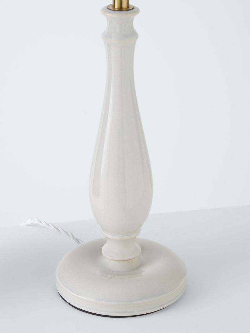 John Lewis Crackle Ceramic Table Lamp Base 38.5cm, imported from the UK