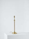 John Lewis Reeded Column lamp base antique brass, UK version