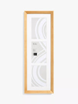 John Lewis John Lewis Isla Oak Wood Multi Aperture Photo Frame 3 Photo 5x7- Buy online at McGrocer