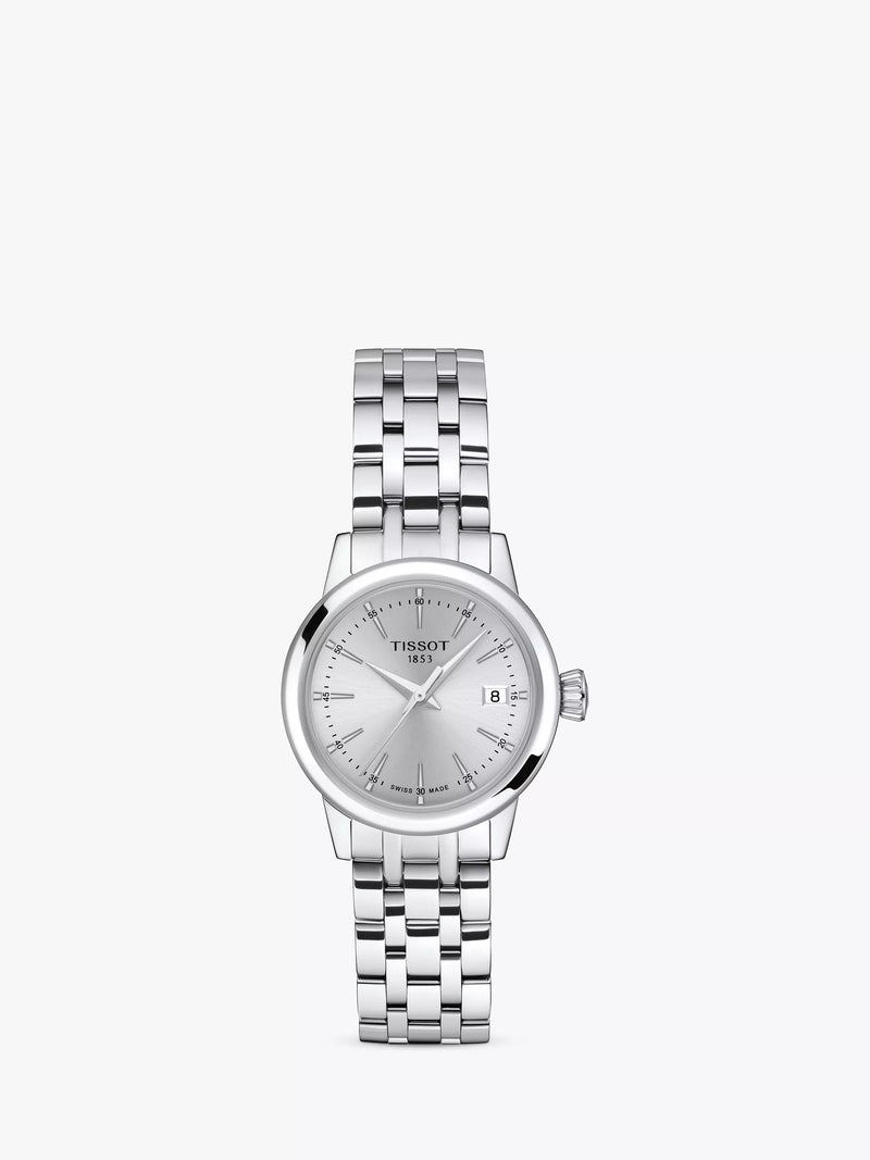 Tissot Classic Dream Date women's silver watch 28mm - British product