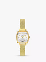 John Lewis Tissot Women's Lovely Square Bracelet Strap Watch, Gold/Silver- Buy online at McGrocer
