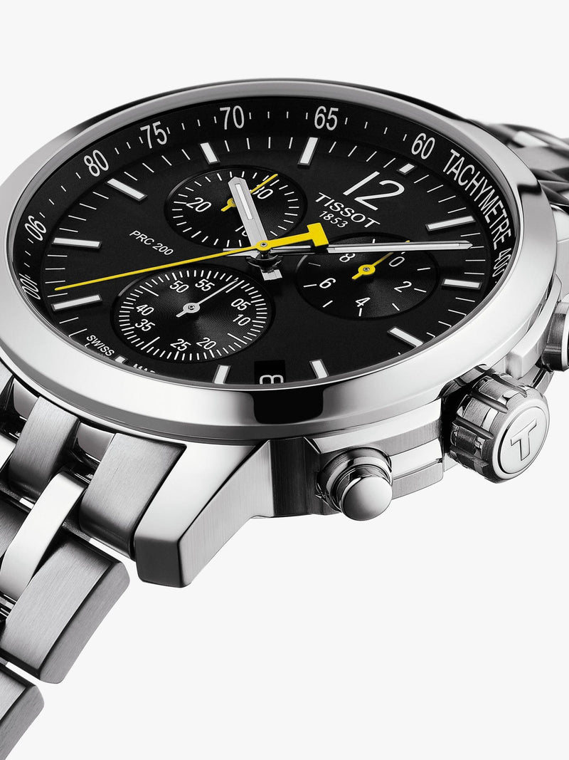 Tissot PRC 200 chronograph watch 43mm, UK version