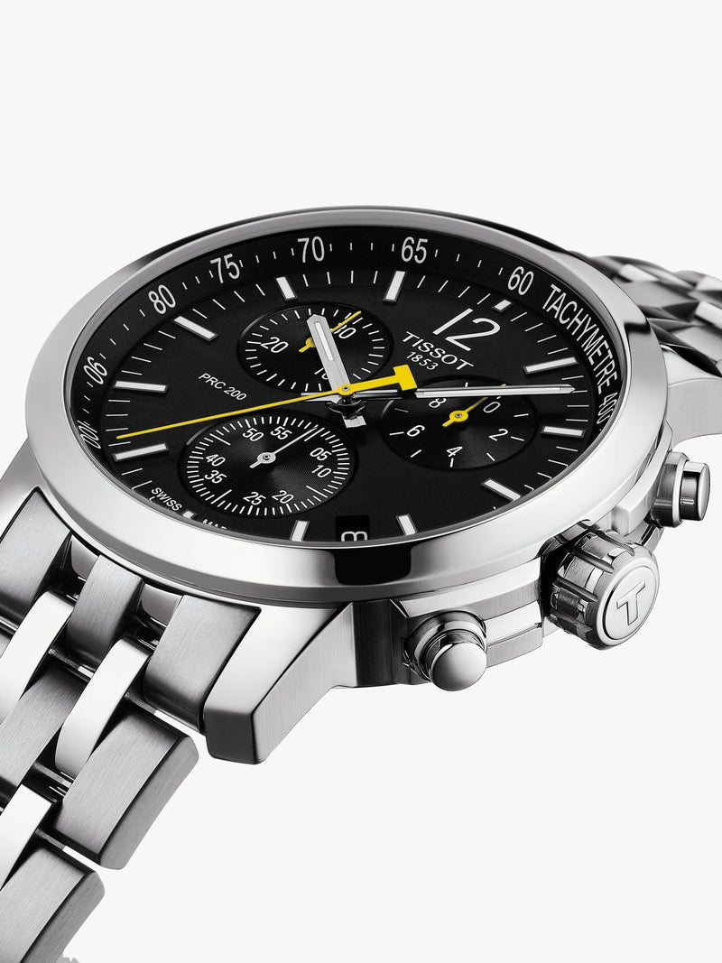 Tissot PRC 200 chronograph watch 43mm, UK version