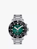 Tissot Seastar Chronograph watch green dial - British product