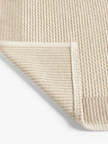 John Lewis Linen Blend Border Bath Mat in Natural, UK version