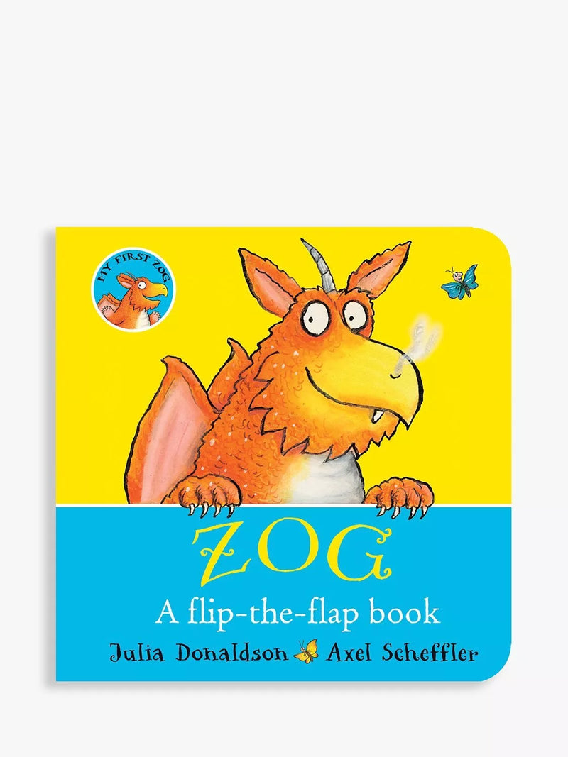 Gardners Zog flip-the-flap children's board book (British brand)
