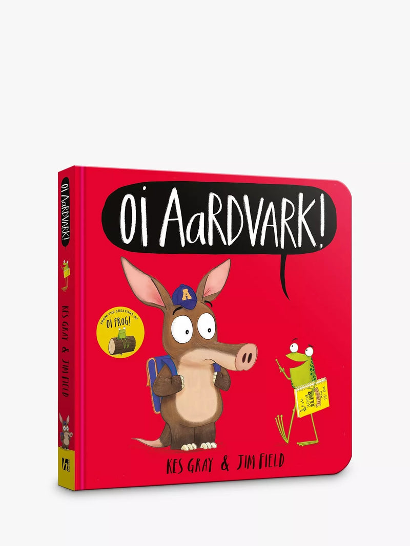 Gardners Oi Aardvark board book (British brand)