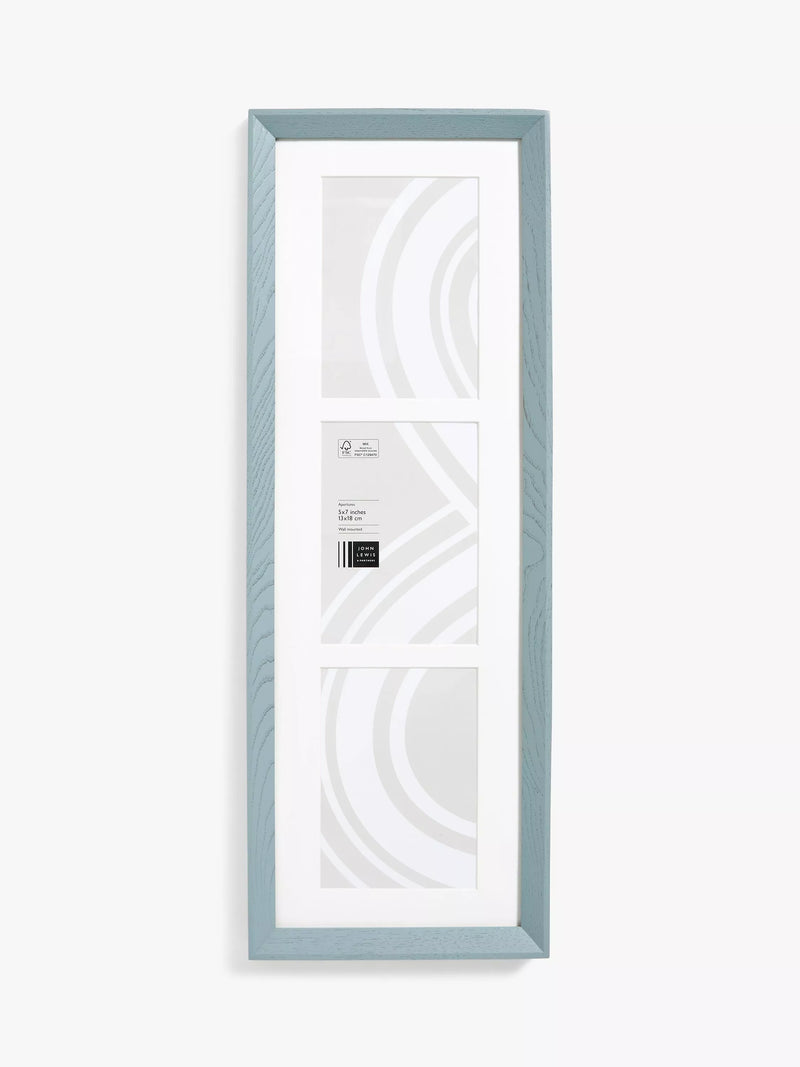 John Lewis Multi Aperture Photo Frame 3 Photos 5x7 Inch UK version