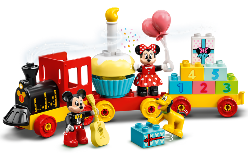 LEGO Mickey Minnie Birthday Train DUPLO 22 Piece, imported from the UK