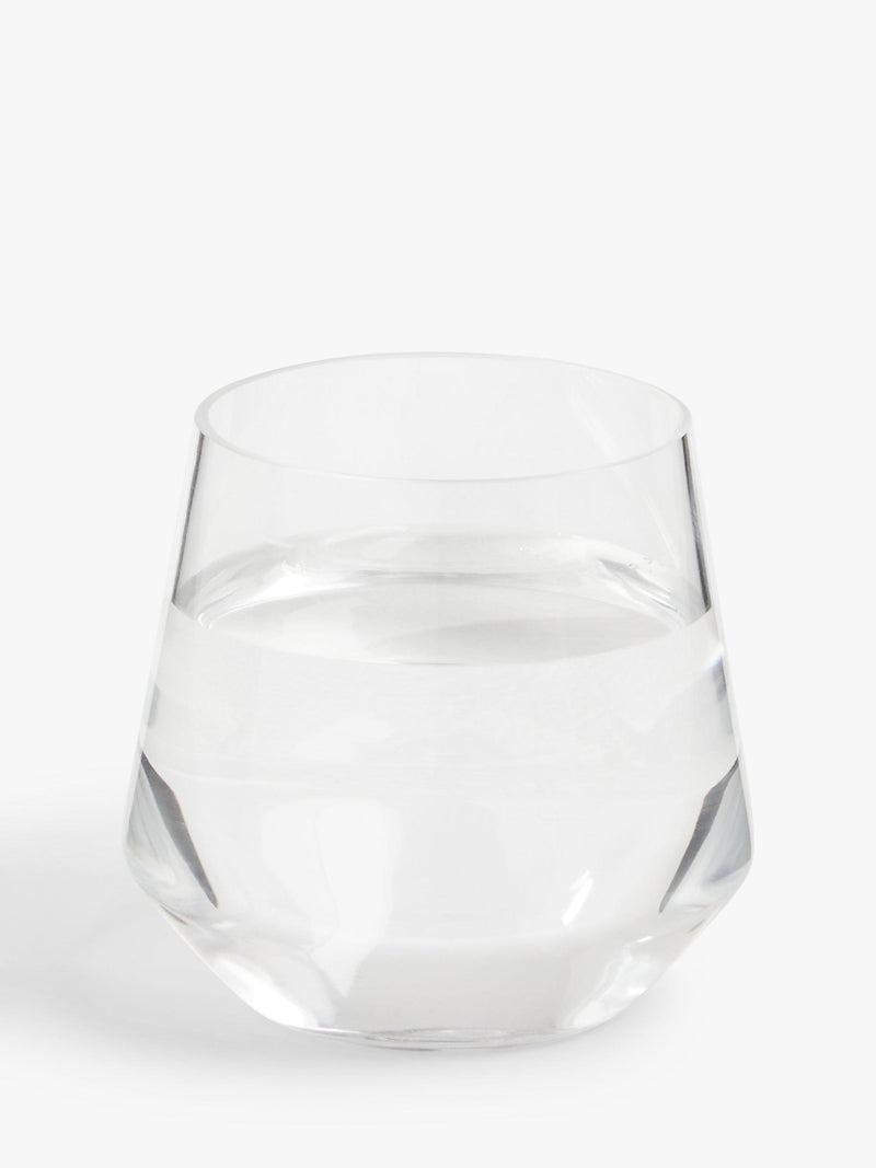 John Lewis plastic picnic tumbler 400ml clear, UK version