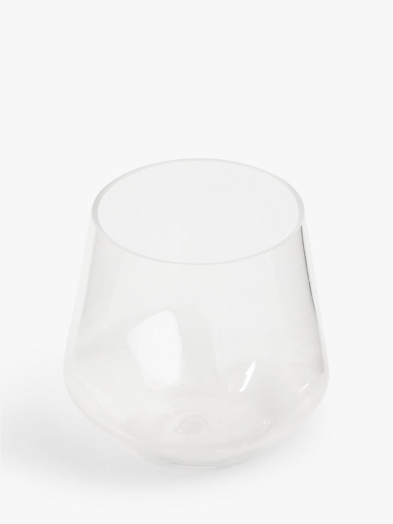 John Lewis plastic picnic tumbler 400ml clear, UK version