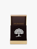 Jon Richard cubic zirconia Tree of Love silver brooch, UK version