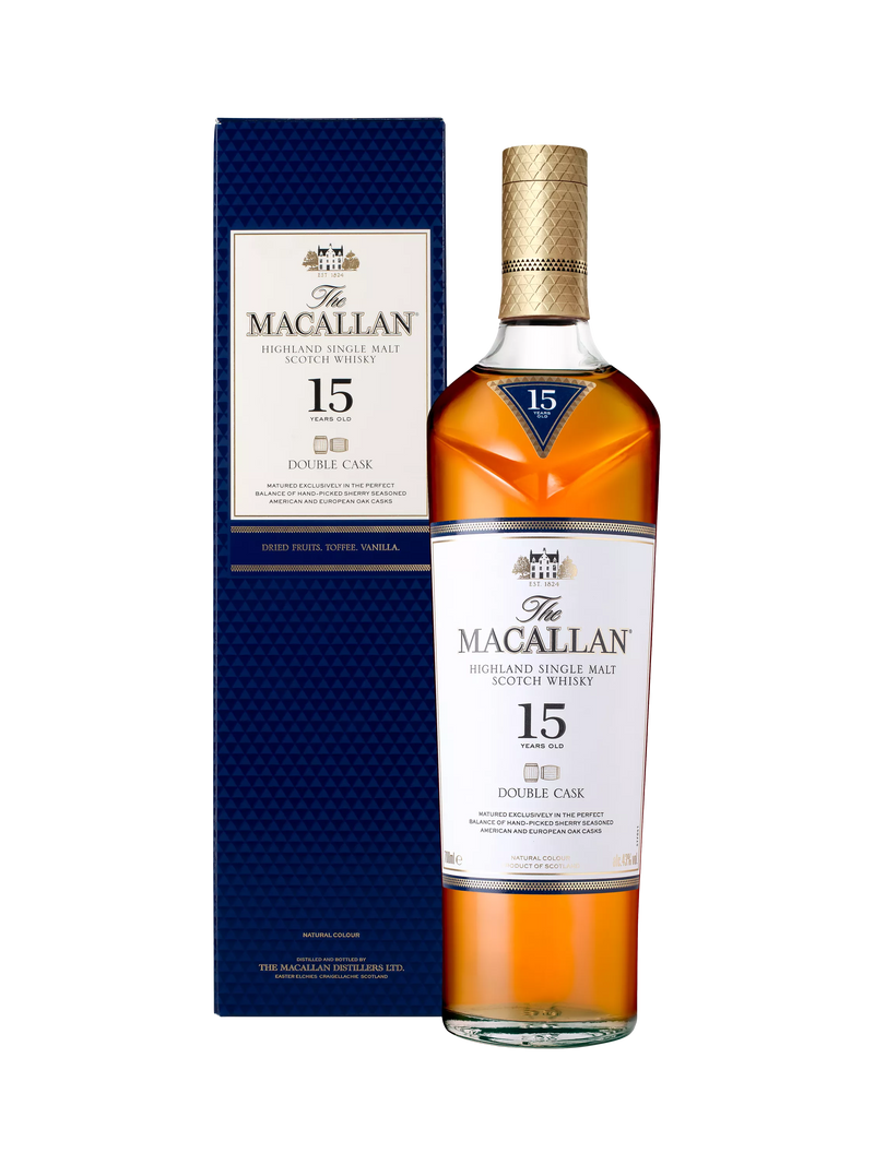 The Macallan 15 Year Old Single Malt Scotch Whisky, 70cl