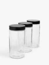 John Lewis John Lewis Glass Storage Containers, Set of 3, 1.7L- Buy online at McGrocer
