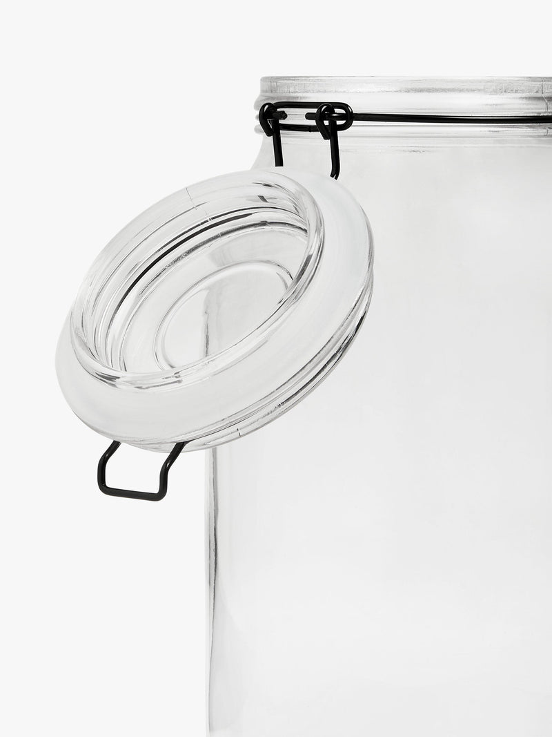 John Lewis glass clip-top storage jar 1.5L (British brand)