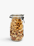 John Lewis glass storage jar clip-top 2.2L (British brand)