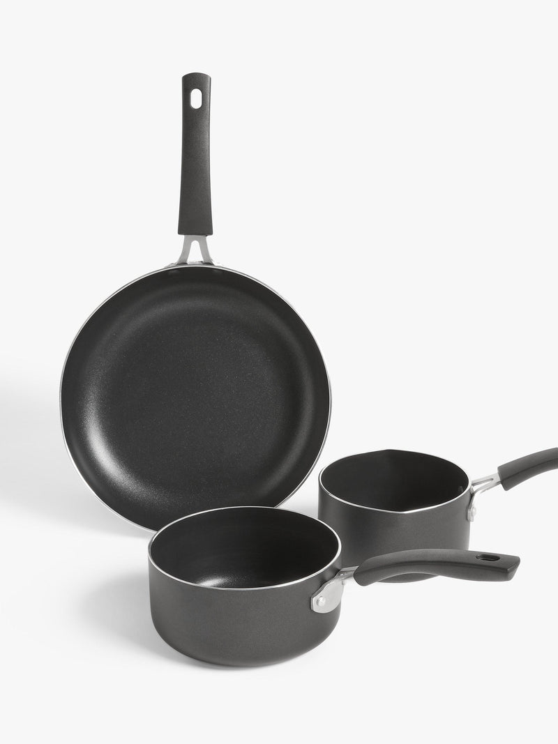 John Lewis non-stick pan set 3 piece (British brand)