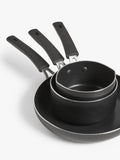 John Lewis non-stick pan set 3 piece (British brand)