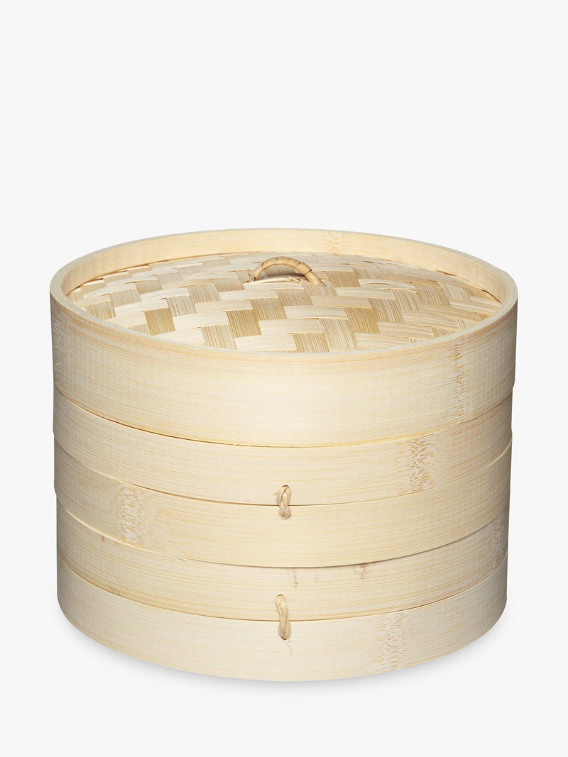 Kitchen Craft Large Bamboo Steamer 20cm, UK version