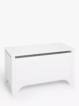 John Lewis John Lewis Arc Toy Storage Box, White- Buy online at McGrocer