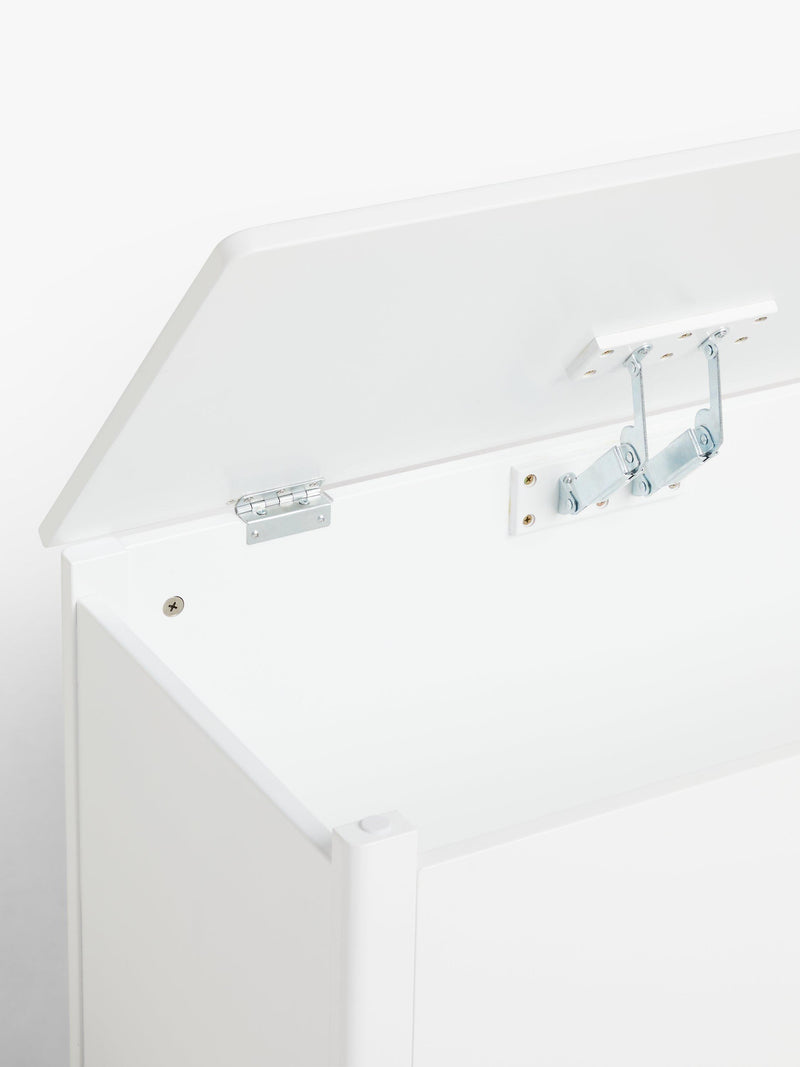 John Lewis Arc toy storage box white, imported from the UK