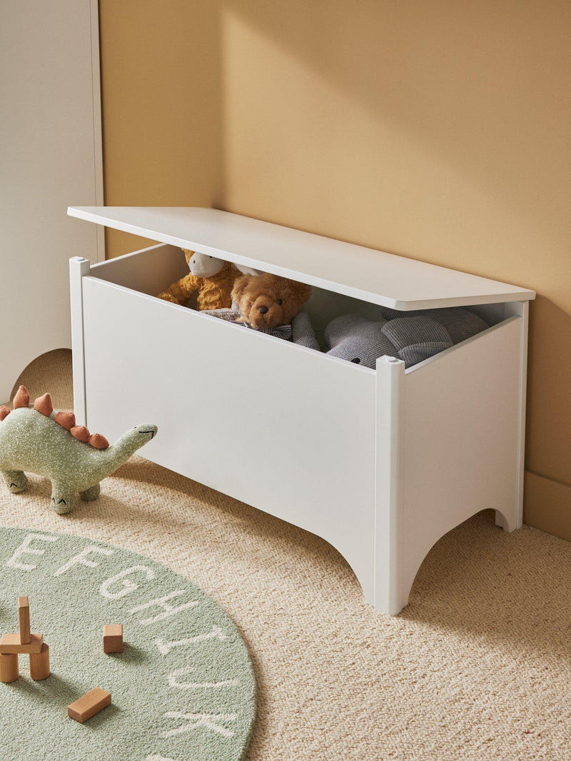 John Lewis Arc toy storage box white, imported from the UK
