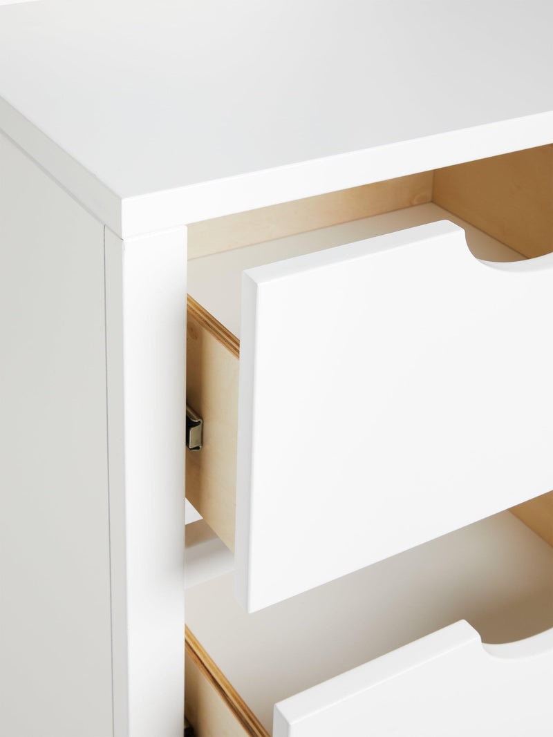 John Lewis Arc white kids tall chest of drawers British brand