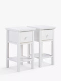 John Lewis Wilton bedside tables set of 2 painted finish - British product