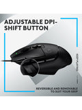 Logitech G502 X wired ergonomic gaming mouse - British product