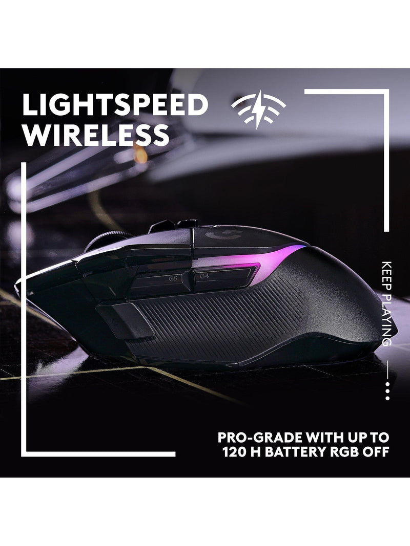 Logitech G502 X Plus Lightspeed wireless gaming mouse - British product