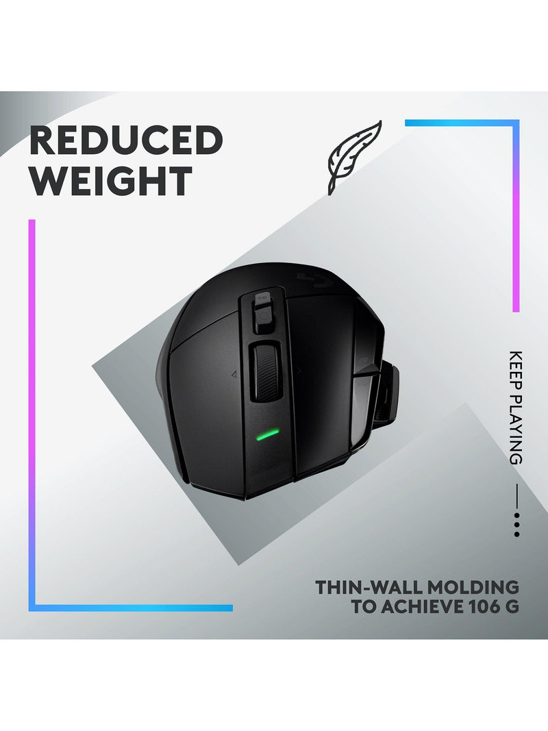 Logitech G502 X Plus Lightspeed wireless gaming mouse - British product