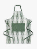 John Lewis staggered stripe cotton apron (British brand)