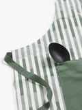John Lewis staggered stripe cotton apron (British brand)