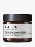 Evolve Organic Beauty Nightly Renew Facial Cream 60ml (British brand)