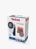 Tefal fabric shaver with adjustable head in blue and white, UK version