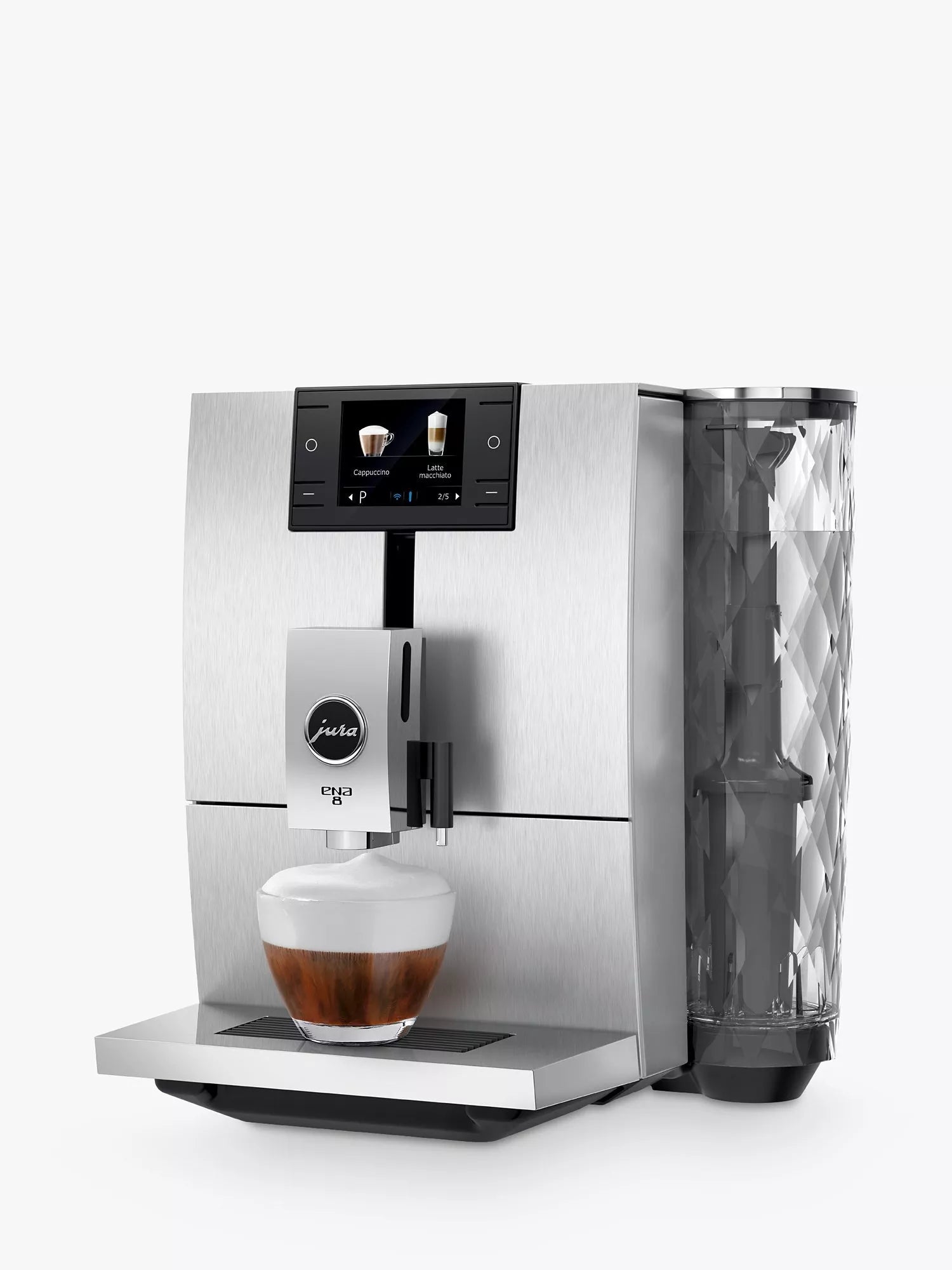 JURA ENA 8 Signature Line Coffee Machine, Silver - McGrocer