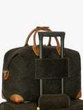 Bric's Life faux suede holdall with leather trim, UK version