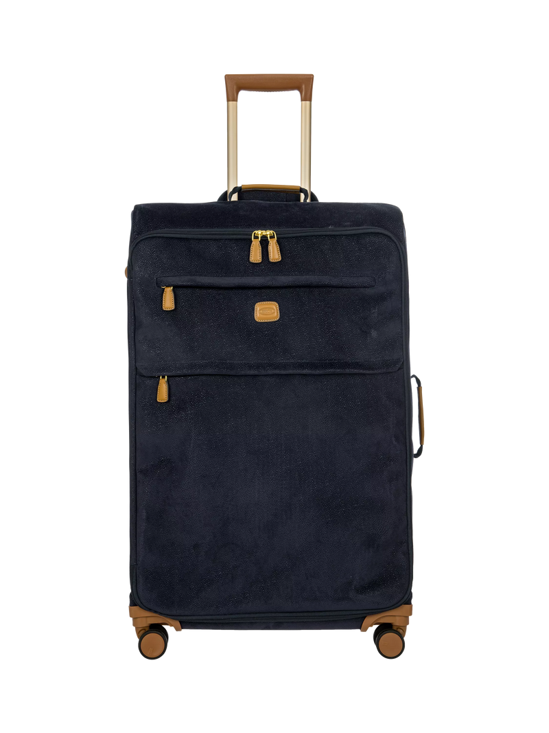 Bric's Life 77cm 4-Wheel Faux Suede Large Suitcase